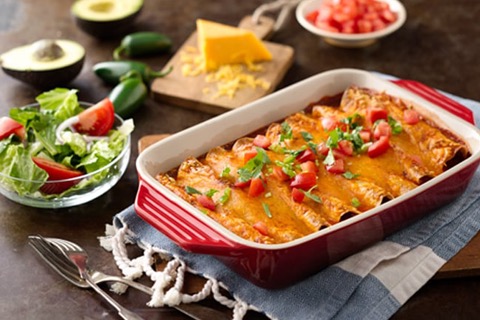 Enchiladas au poulet